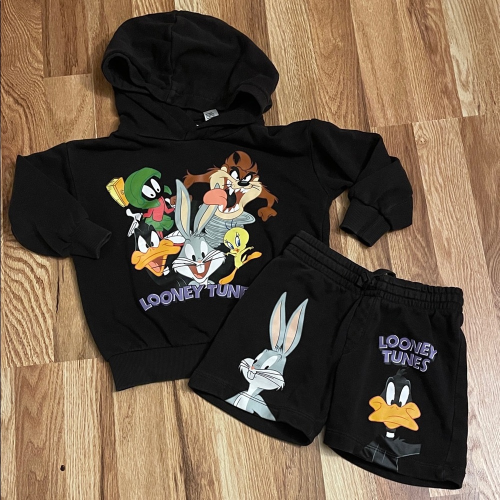 H&M Black Looney Tunes Kids Set